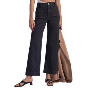 The Skipper - Pilcro Faded Black Jeans